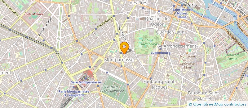 localisation de l'entreprise LES EDITIONS DU MIEL  PARIS