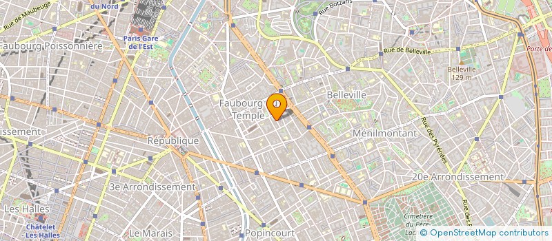 localisation de l'entreprise LES EDITIONS DU MOUVEMENT  PARIS