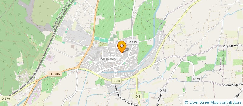 localisation de l'entreprise LES EDITIONS DU NOMBRE D'OR  GRAVESON