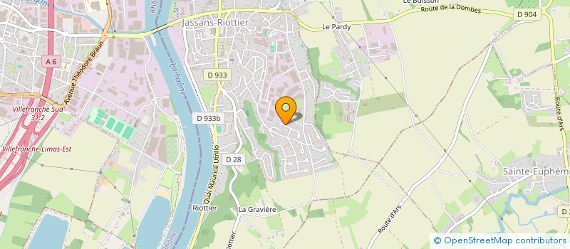 localisation de l'entreprise LES EDITIONS DU PANSEUR  JASSANS-RIOTTIER