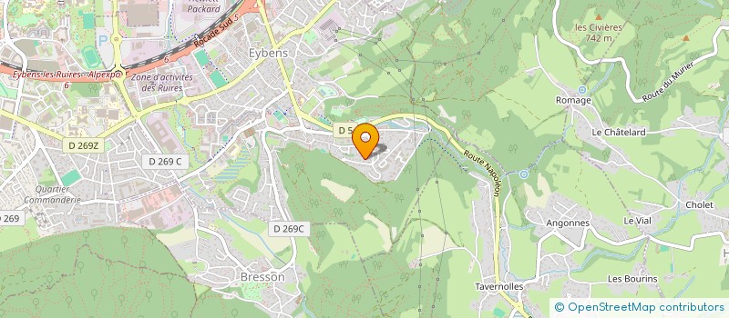 localisation de l'entreprise LES EDITIONS DU PETIT ASCENSEUR  EYBENS