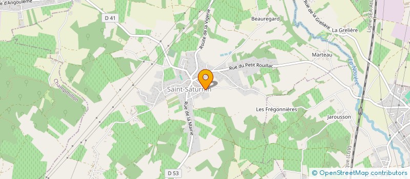 localisation de l'entreprise LES EDITIONS DU PETIT SATURNIN à SAINT-SATURNIN