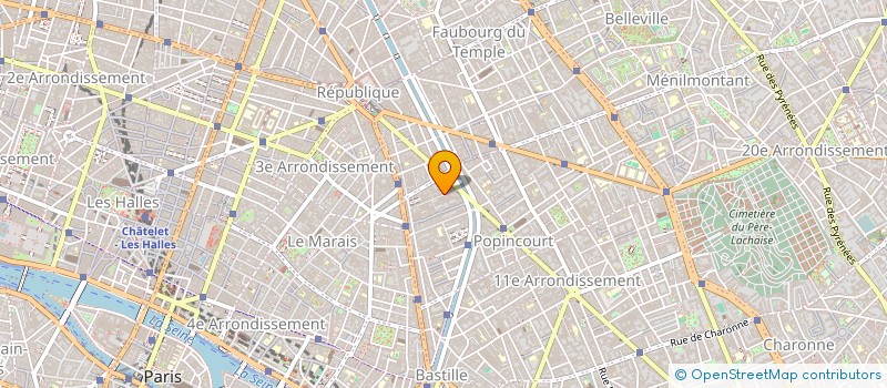 localisation de l'entreprise LES EDITIONS DU PORTRAIT  PARIS