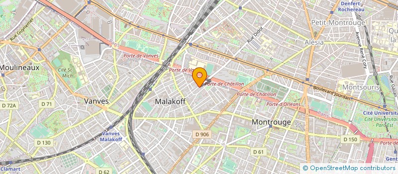 localisation de l'entreprise LES EDITIONS DU PRISME à MALAKOFF