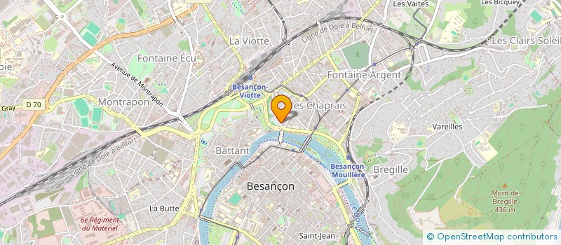 localisation de l'entreprise LES EDITIONS DU SEKOYA à BESANCON
