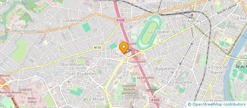 localisation de l'entreprise LES EDITIONS DU TRIANGLE à TOULOUSE
