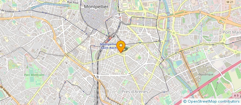 localisation de l'entreprise LES EDITIONS ELDORADO à MONTPELLIER
