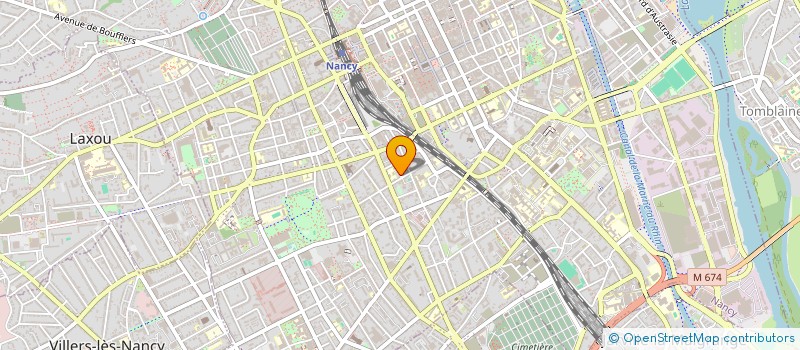 localisation de l'entreprise LES EDITIONS ESQUISSE  NANCY