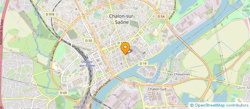 localisation de l'entreprise LES EDITIONS EVEIL &DECOUVERTES à CHALON-SUR-SAONE