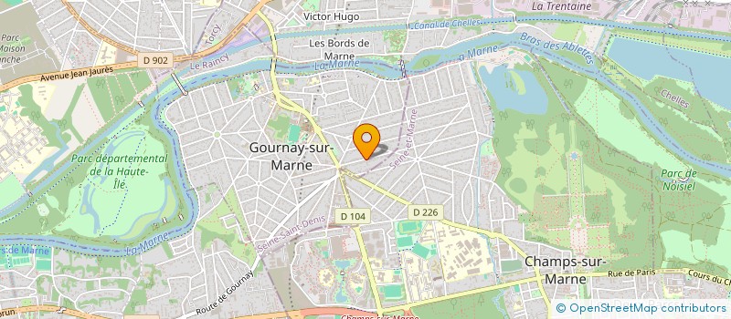 localisation de l'entreprise LES EDITIONS EXPRESS à GOURNAY-SUR-MARNE