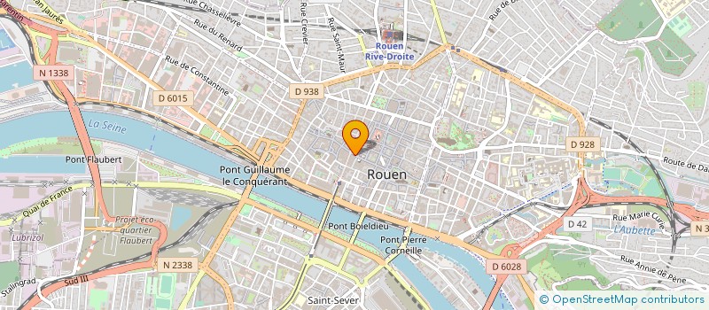 localisation de l'entreprise LES EDITIONS GERARD MANNIG à ROUEN