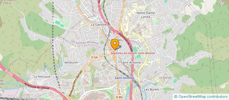 localisation de l'entreprise LES EDITIONS HOTELIERES à MARSEILLE