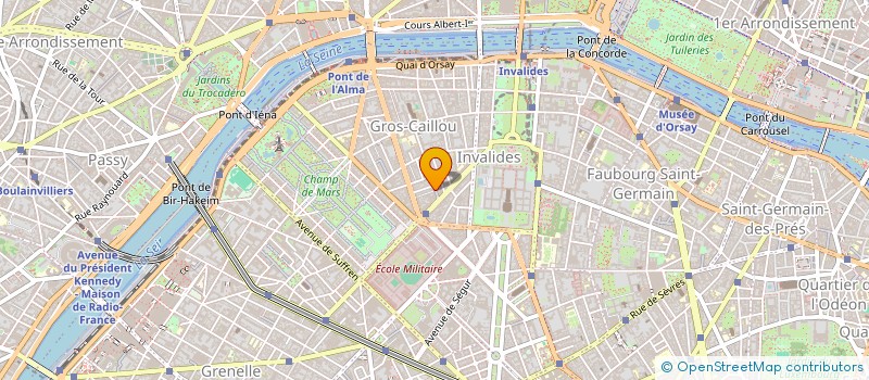 localisation de l'entreprise LES EDITIONS J.F.G.  PARIS