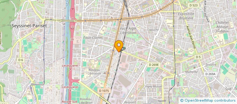 localisation de l'entreprise LES EDITIONS J'OSE  GRENOBLE