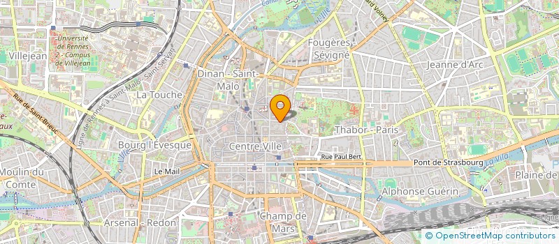 localisation de l'entreprise LES EDITIONS JOMONT  RENNES