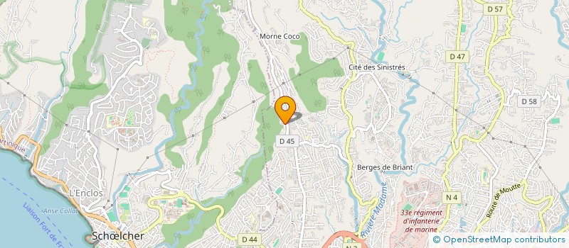 localisation de l'entreprise LES EDITIONS KALINAS  FORT-DE-FRANCE