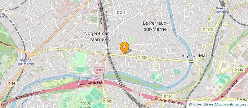 localisation de l'entreprise LES EDITIONS LA NOISETTE  LE PERREUX-SUR-MARNE