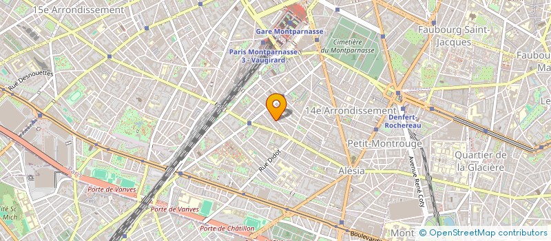 localisation de l'entreprise LES EDITIONS LABENAUDIE  PARIS