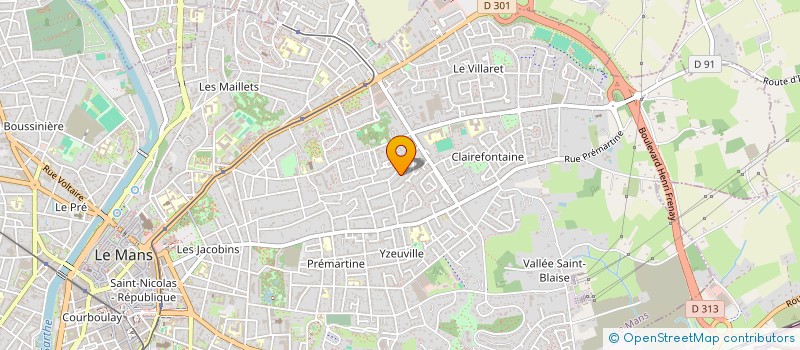 localisation de l'entreprise LES EDITIONS LAMINE à LE MANS