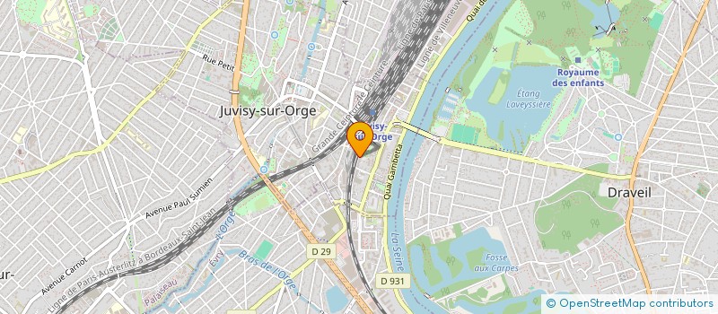 localisation de l'entreprise LES EDITIONS LD ACTUA à JUVISY-SUR-ORGE