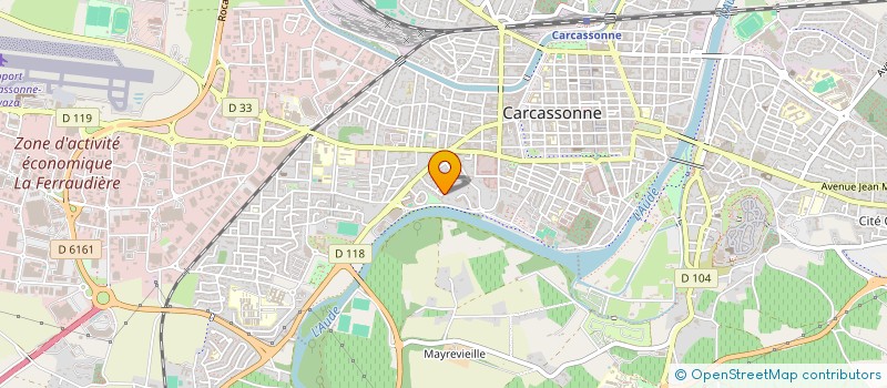 localisation de l'entreprise LES EDITIONS LE PETIT CANARD  CARCASSONNE