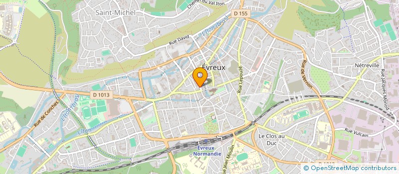 localisation de l'entreprise LES EDITIONS LE PEUPLE FRANCAIS à EVREUX