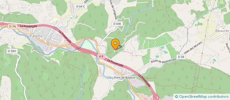 localisation de l'entreprise LES EDITIONS LILIANE MAROUANI  LE THOLONET