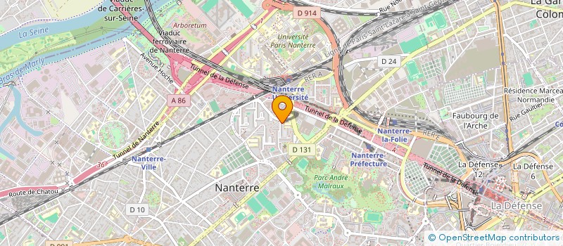 localisation de l'entreprise LES EDITIONS MANGO KA  NANTERRE