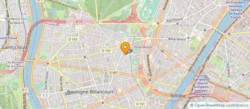 localisation de l'entreprise LES EDITIONS MARC CHAMOREL SARL à BOULOGNE-BILLANCOURT