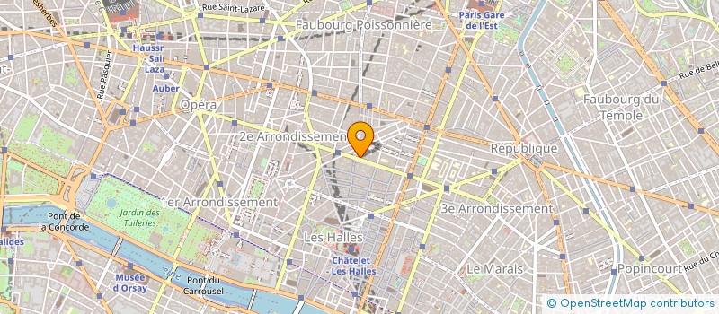 localisation de l'entreprise LES EDITIONS MARELIA à PARIS
