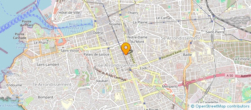 localisation de l'entreprise LES EDITIONS MAZAL à MARSEILLE