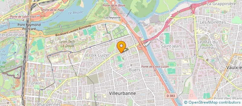 localisation de l'entreprise LES EDITIONS MIRAJ  VILLEURBANNE