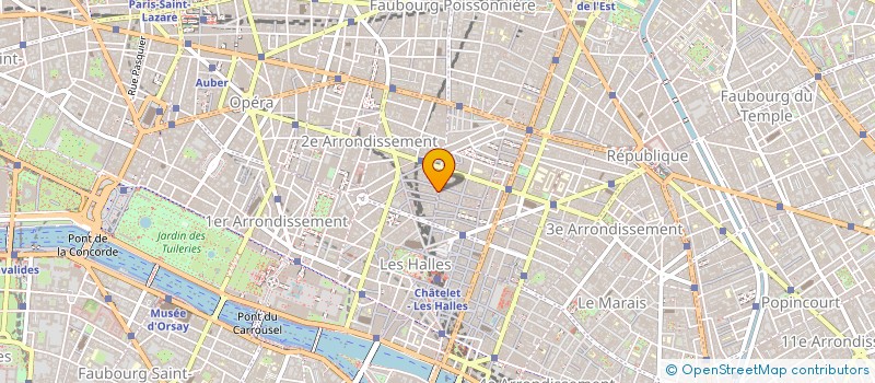 localisation de l'entreprise LES EDITIONS MONTORGUEIL  PARIS