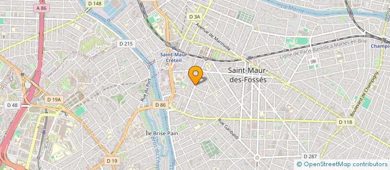 localisation de l'entreprise LES EDITIONS OBANGAME à SAINT-MAUR-DES-FOSSES