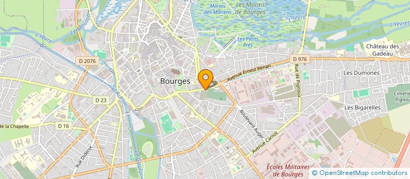 localisation de l'entreprise LES EDITIONS PATAGLOU  BOURGES