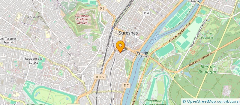 localisation de l'entreprise LES EDITIONS PRATIQUES à SURESNES