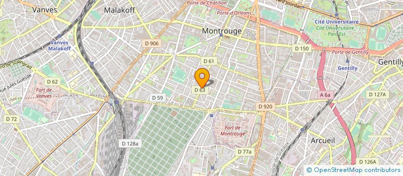 localisation de l'entreprise LES EDITIONS PRESTIGES DE FRANCE à MONTROUGE