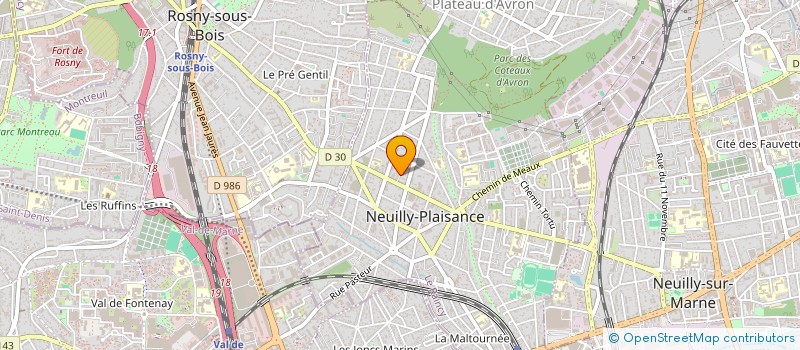 localisation de l'entreprise LES EDITIONS PROSPER TAILLEFER  NEUILLY-PLAISANCE