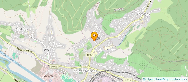 localisation de l'entreprise LES EDITIONS REBELYNE  NEUVES MAISONS