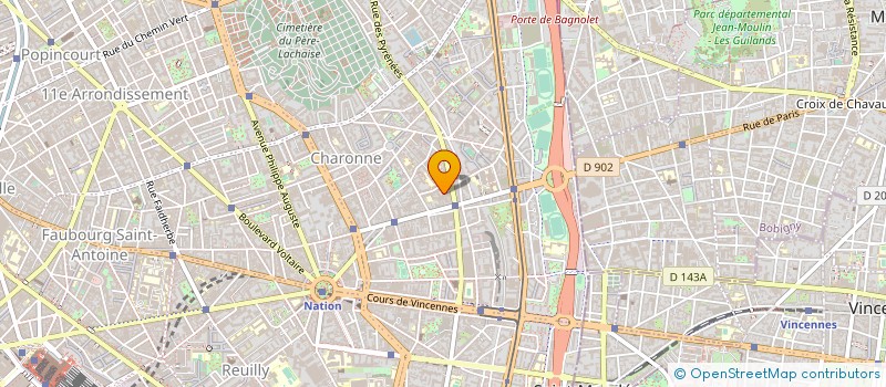 localisation de l'entreprise LES EDITIONS REGARDS  PARIS