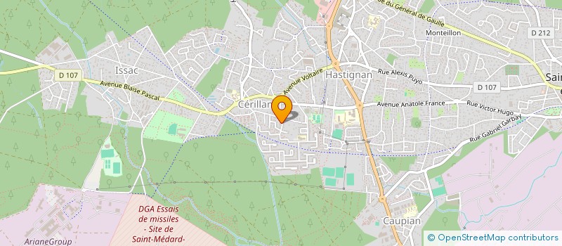 localisation de l'entreprise LES EDITIONS RELATIVES  SAINT-MEDARD-EN-JALLES