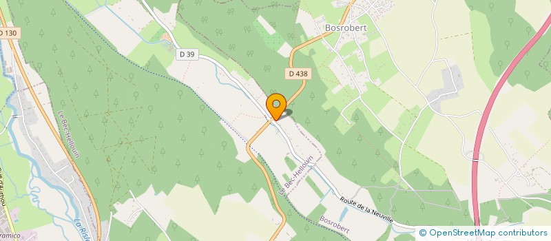 localisation de l'entreprise LES EDITIONS REUNIS à LE BEC-HELLOUIN