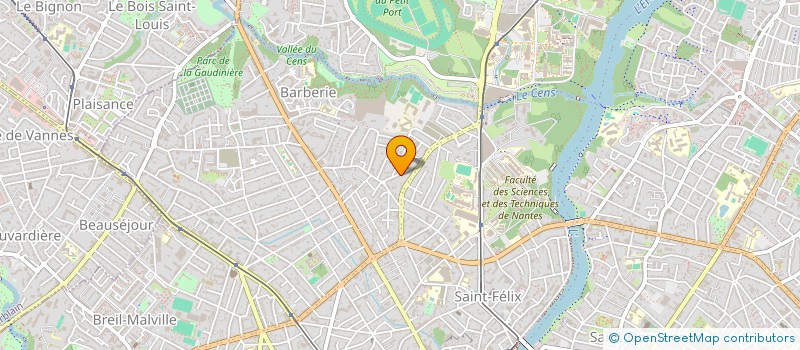 localisation de l'entreprise LES EDITIONS REVES D INTERIEURS à NANTES