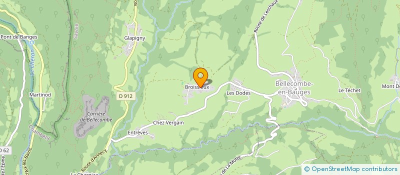 localisation de l'entreprise LES EDITIONS SAN KUKAI  BELLECOMBE-EN-BAUGES