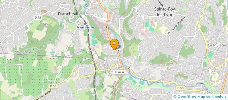 localisation de l'entreprise LES EDITIONS SIMILIA à SAINTE-FOY-LES-LYON