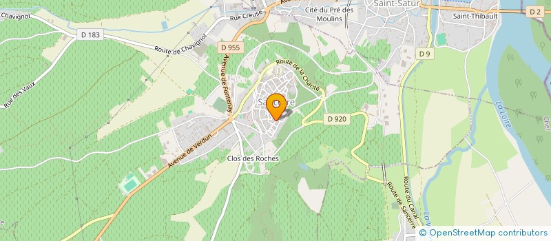 localisation de l'entreprise LES EDITIONS SOLIS  SANCERRE