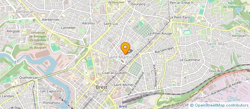 localisation de l'entreprise LES EDITIONS SONIQUES à BREST