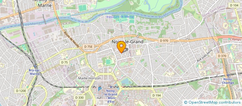 localisation de l'entreprise LES EDITIONS TAMARIS à NOISY-LE-GRAND