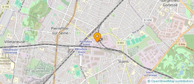 localisation de l'entreprise LES EDITIONS TECHNIQUES ET ARTISTIQUES à PIERREFITTE-SUR-SEINE