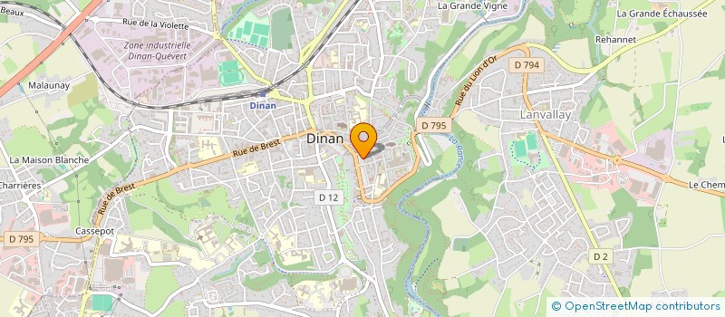 localisation de l'entreprise LES EDITIONS TERRE DE BRUME à DINAN